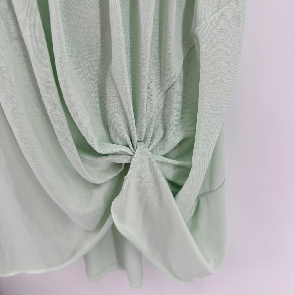 Andree by Unit Tank Top, Peplum, Knot Detail, Sleeveless, Casual, Green - Size L - Picture 4 of 8